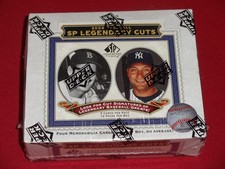 2009 SP Legendary Cuts Baseball Hobby Box Factory Sealed RARE Check out Others