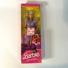 Vintage 1985 Gift Giving Barbie Doll Mattel 1922 Purple Gown NIB New in Box