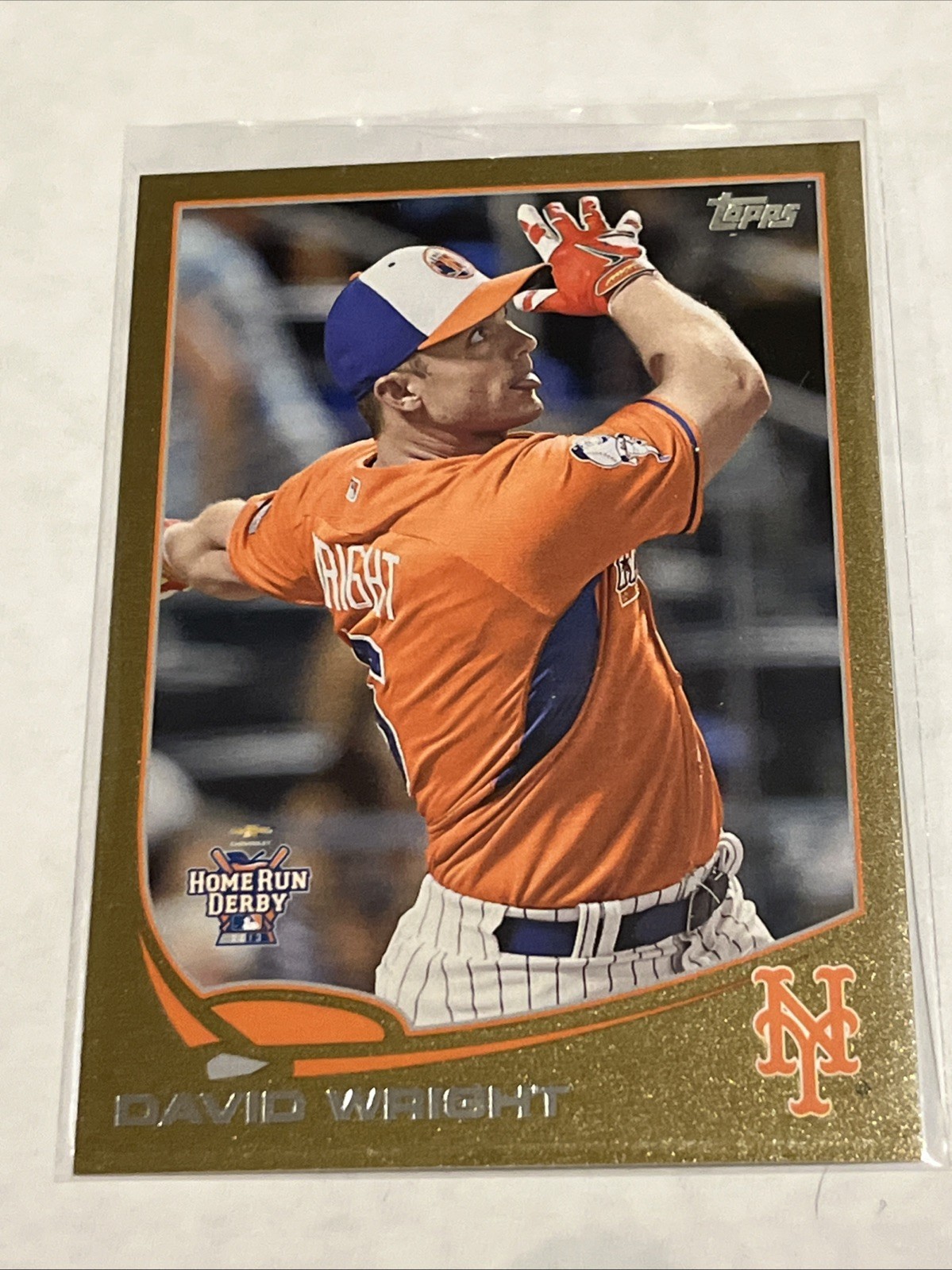 2013 Topps Update GOLD #US129 David Wright #/2013