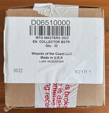 Magic The Gathering Double Masters 2022 Collector Booster Display Case Box x8