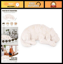 VIPbuy Pet Urns for Dog Ashes - Resin Sleeping Dog Memorial Figurine Statue , Sy