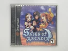 SEGA Skies of Arcadia Sega Dreamcast Complete with Case and Discs