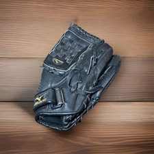 Mizuno MMX 122P Black Leather Youth Baseball Softball Glove 12" RHT Pro Model