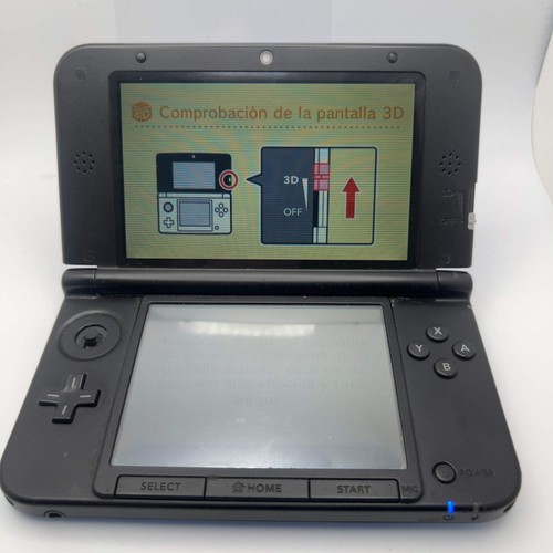 Nintendo 3DS XL Handheld-Spielkonsole nur SPR-001 Schwarz/Blau ohne Stylus/Ladegerät