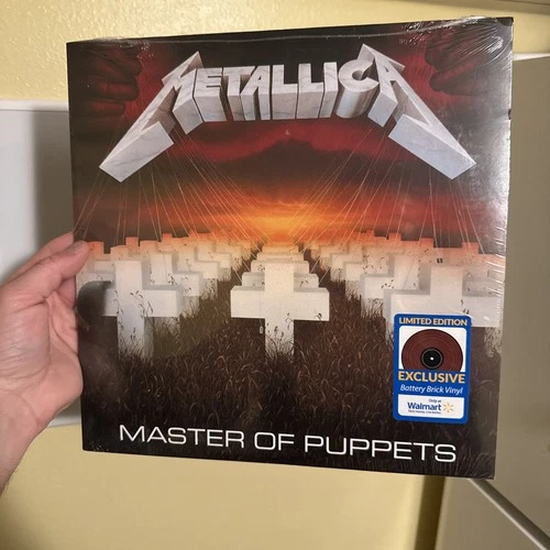 Metallica Master Of Puppets Battery Brick Vinyl LP Walmart Exclusive New Sealed