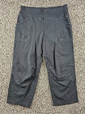 Prima by Danskin Womens Sz L 12-14 Pull On Straight Leg Sweatpants Pants Black