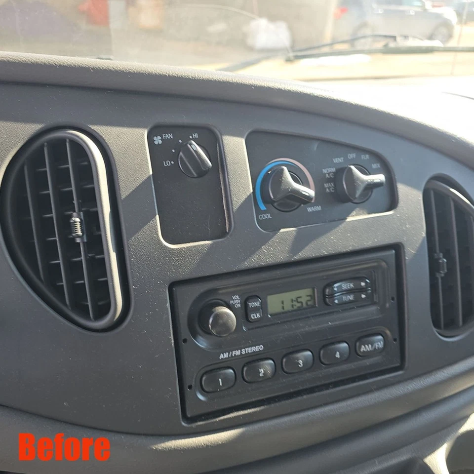 Rádio estéreo Android15 GPS navegação para 1998–2008 Ford E-250 E-350 Super Duty Carplay - Imagem 2 de 4