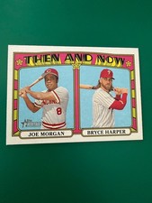 2021 Topps Heritage - Then & Now Bryce Harper, Joe Morgan #TN-13