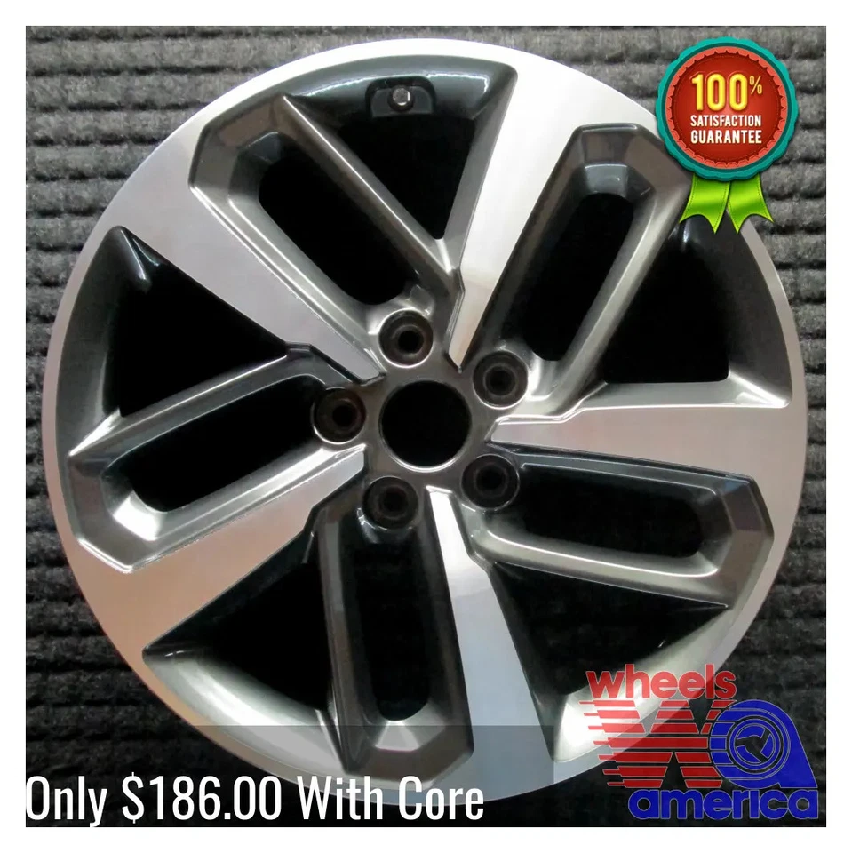 Wheel Rim Hyundai Accent Kona 18 2018-2021 52910J9300 OEM Factory OE 70937 - Image 2 of 4