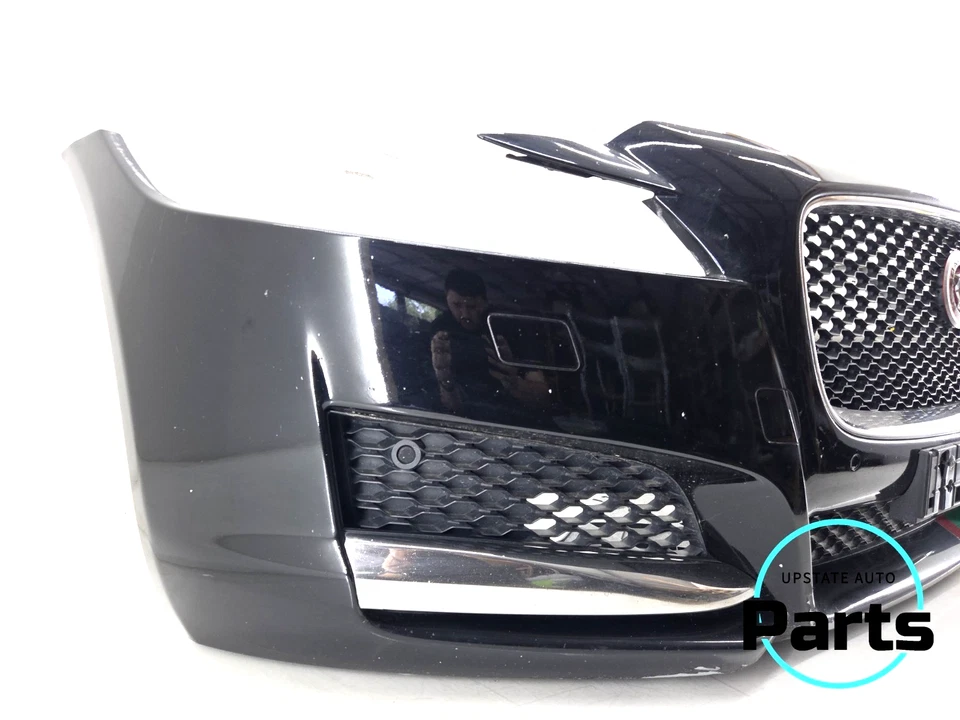 Parachoques delantero Jaguar XF X260 2016-2020 montaje completo OEM Ultimate Black Foto 2 de 4