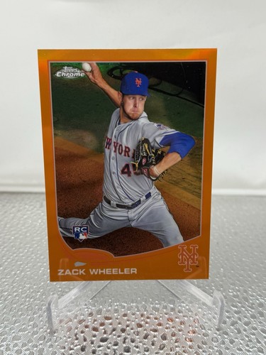 2013 Topps Chrome Retail Orange Refractor Zack Wheeler #180 Rookie RC