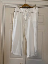 NWT Chico  s Zenergy Breathable Neema Crop Pant 1.5 White Alabaster Medium 10