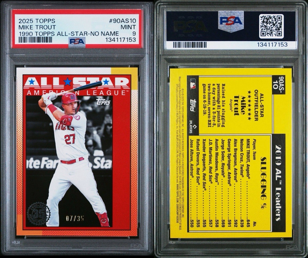 2025 Topps Series 2 - 1990 Topps Baseball All-Stars Mike Trout