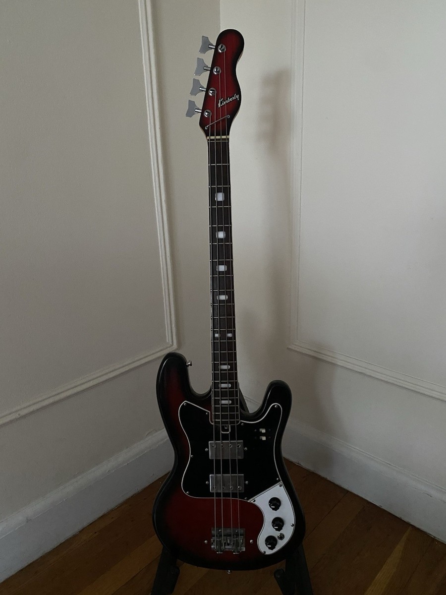 1968 Teisco Kimberly Sunburst 30” Short Scale Electric Bass
