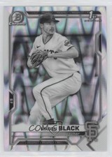 2021 Bowman Draft Chrome & White RayWave Refractor Mason Black #BDC-129 0j0j
