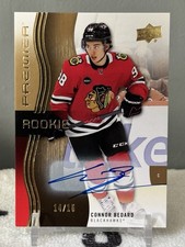 Connor Bedard 2023-24 Upper Deck Premier Rookies Auto Gold /15