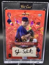 Wild Card 5 Card Draw Stacked Deck Tyler Schweitzer Baseball Autograph 1/2 2024