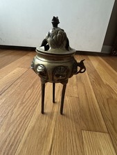 Antique chinese brass incense burner