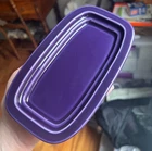 Fiesta Fiestaware HCL USA Plum (?)  Butter Dish Bottom ONLY