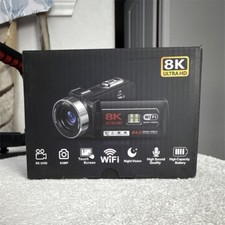 DVC 8K UltraHD Handheld Camcorder, Touch Screen, Wi-Fi, Night Vision, SD, 3.0"