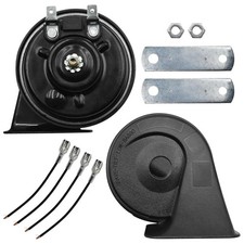Snail Car Horn 12V Super Loud High Low Tone Electric Waterproof Horn Kit Loud...
