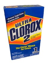 Clorox 2 Non Chlorine Color Safe Bleach / 3 oz TRAVEL SIZE, 1 Load Discontinued.