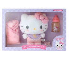 【Kawaii】Hello Kitty Baby Plush Toy Care Set  Sanrio Official japan