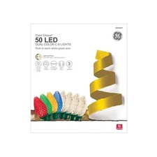 GE Color Changing 50 Count C9 32.6-ft Multicolor LED Christmas String Lights
