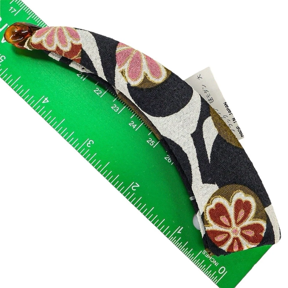 Lot Of 5 Large Vintage Plastic & Fabric Hair Accessories Incl Ann Vuille - Image 3 of 4