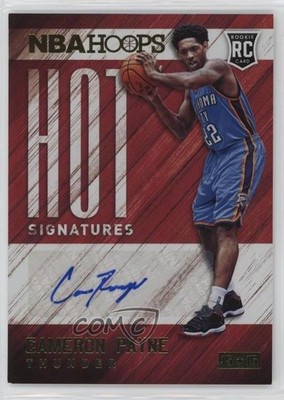 2015-16 Panini NBA Hoops Hot Signatures Cameron Payne #HS-CP Auto 0ud4