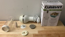Cuisinart Electric Cookie Press White CCP-10 with Discs and Tips (Tested)