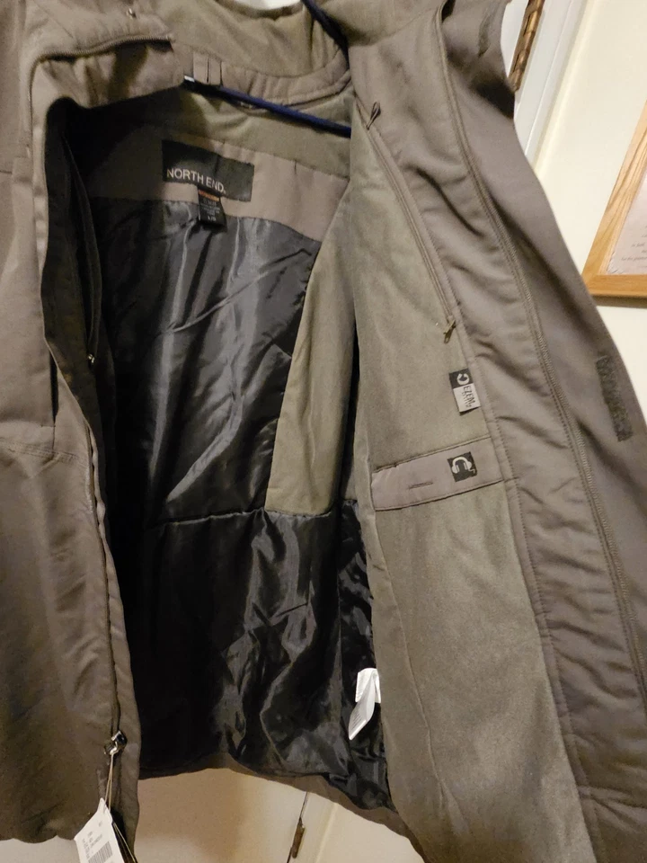 Parka aislante North End Warm Logik resistente al agua con capucha para hombre talla L leer Foto 4 de 4