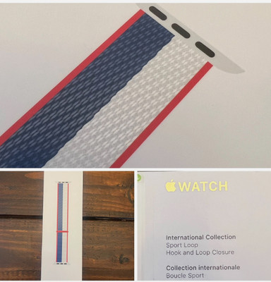 Genuine Apple Watch USA International Collection Sport Loop Band 38mm 40mm 41mm