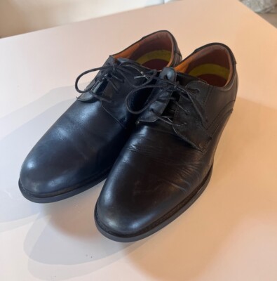 Florsheim Comfortech Leather Ortholite Oxfords Black Dress  display picture 3