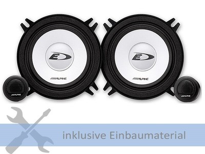 Alpine Lautsprecher SXE1350S 250W 130mm 2 Wege Kompo für Ford Ka (RBT) 1996-2008
