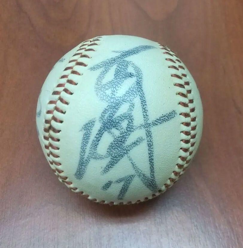 希少Hankyu Braves 直筆サイン記念品 Blue Thunder等 Hankyu Braves 3 player autographed balls Yamada Hisashi baseball