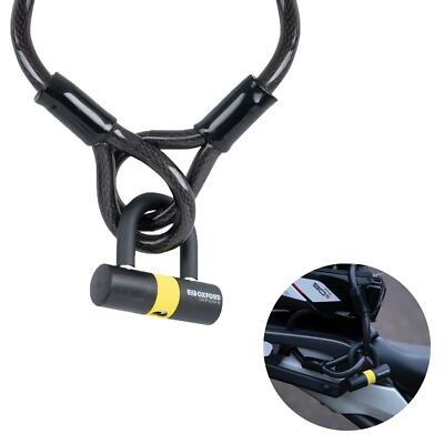 Oxford Loop Lock15 Cable Lock Mini Shackle Motorcycle Helmet