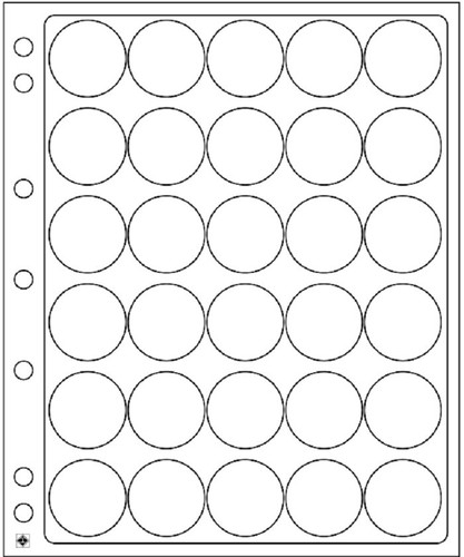 Faro Grande Encap de 4 páginas 30/31 mm para cápsula de moneda de medio dólar de EE. UU. transparente - Imagen 2 de 6