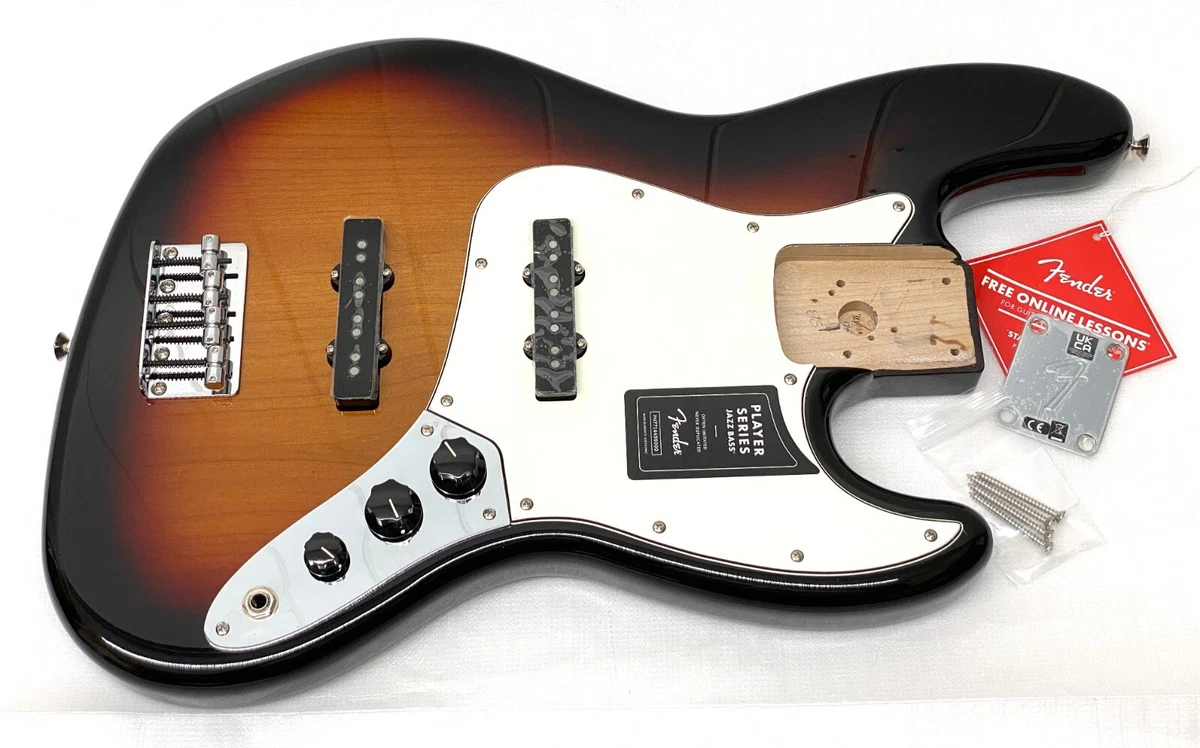 Genuine OEM MIM Fender Jazz J Bass FULLY LOADED ALDER BODY 3TS