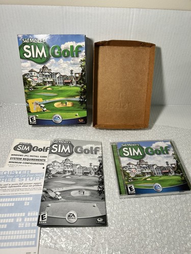 Sid Meier's Sim Golf PC Complete CIB Game.