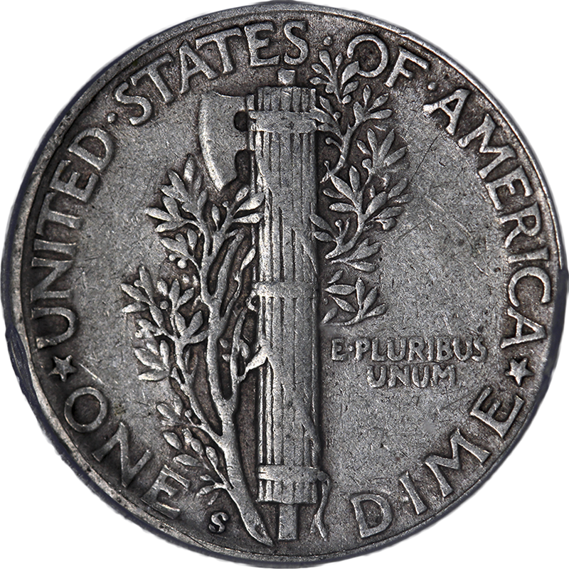 1945-S Mercury Dime 10c - Nice Strike - ICG VF30 | eBay