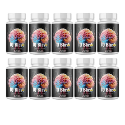 IQ Blast Pro Brain Supplement 10 Bottles 600 Capsules