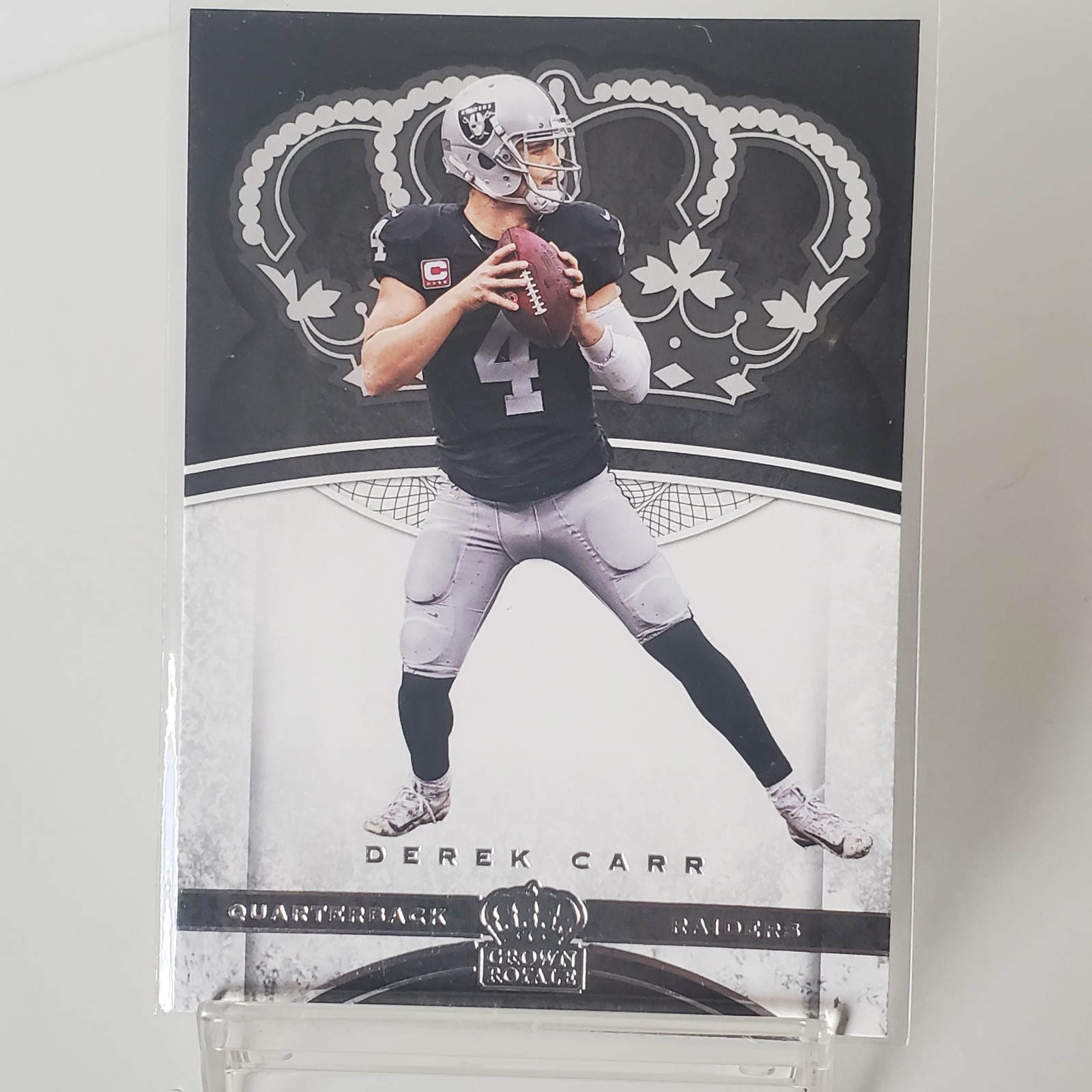 Derek Carr 2017 Panini Crown Royale #57 Panini Oakland Raiders