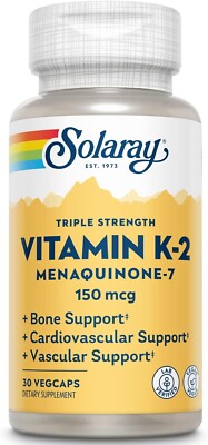 Solaray Vitamin K2 150 mcg 30 VegCap