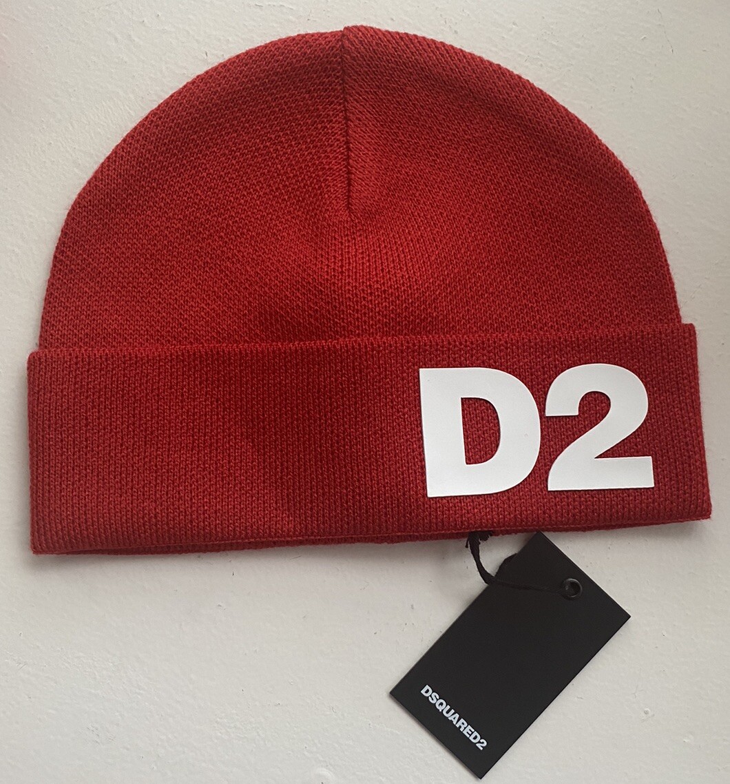 DSQUARED2 Boys Wool Blend Beanie Hat Age 4-8 Years Bnwt