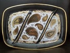 Vintage Mid-Century Modern Georges Briard Divided Dish