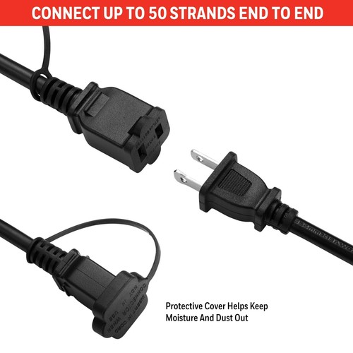 Honeywell 24 Foot LED String Lights Color Changing w/ Remote & 8 Bulbs Included - Picture 8 of 8