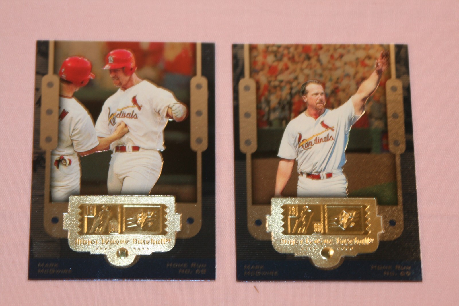 MARK MCGWIRE (2) 1999 UD SPX #8&9 ST. LOUIS CARDINALS