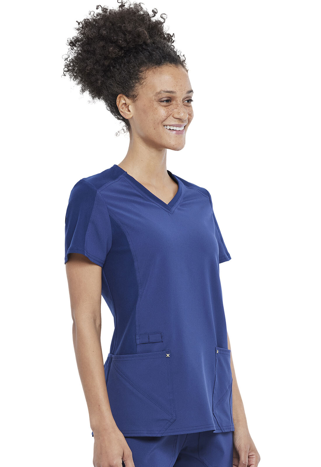 Cherokee iFlex VNeck Women's Scrubs Top CK711 NAV Navy Free Shipping
