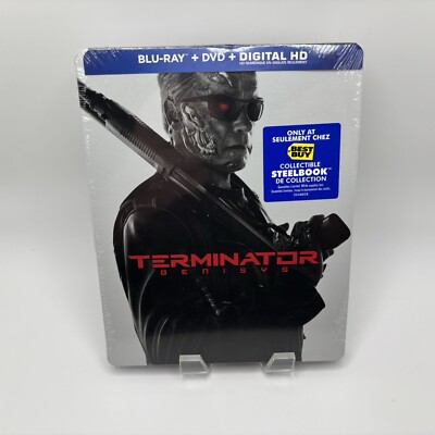 TERMINATOR GENISYS Blu-Ray + DVD + Digital HD Steelbook 2015 (Only At Best Buy)